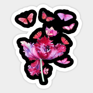 Colorful Beautiful Butterfly Costume Gift Sticker